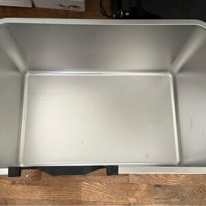 Large Cat Litter Box Deep Stainless Steel